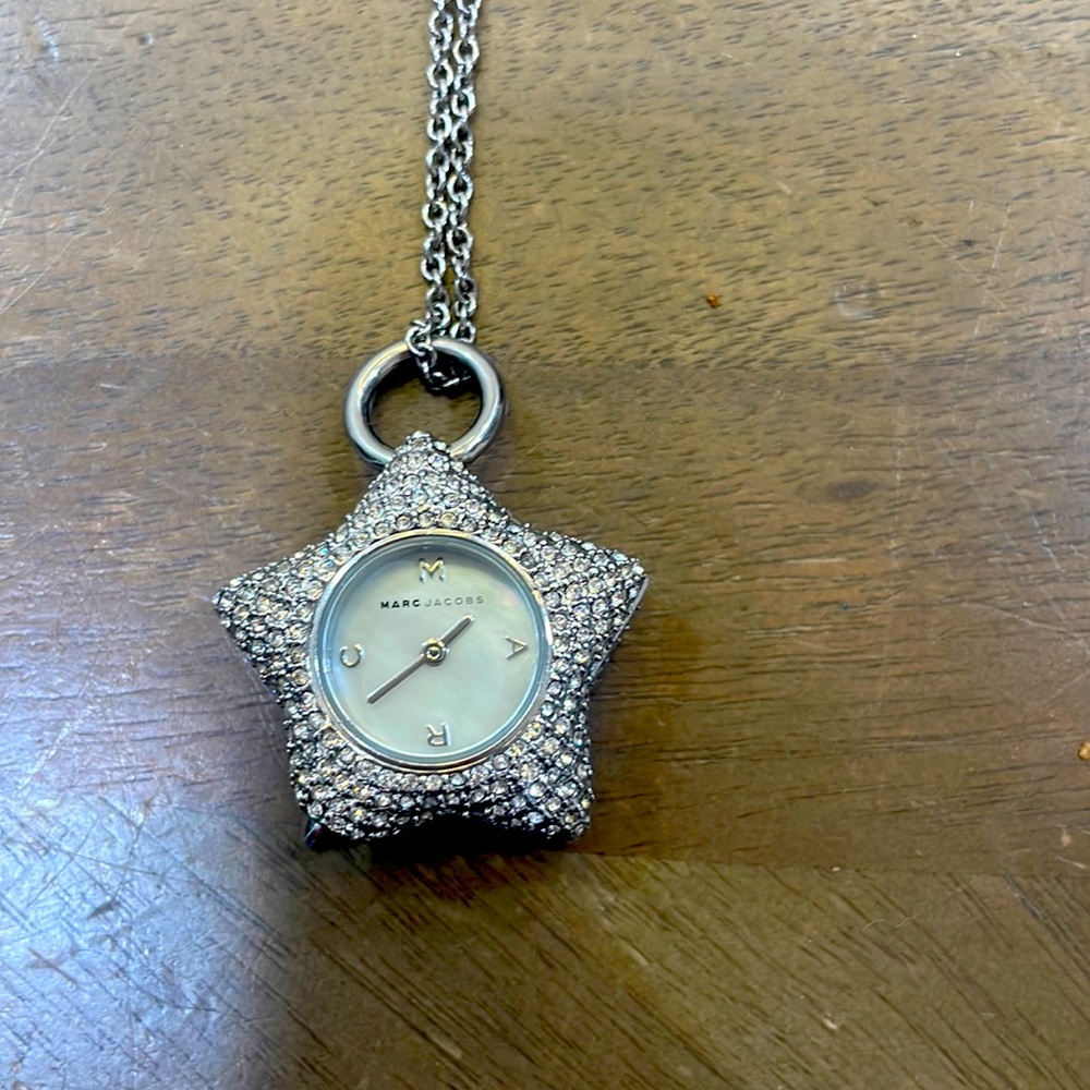 Marc Jacobs star pendant watch